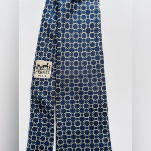 Hermes silk tie